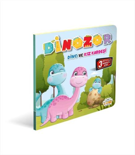 Dinozor Dino Ve Kız Kardeşi 3 Boyutlu Ahmet Ş. Güllüoğlu