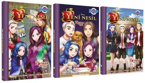 Disney Manga Yeni Nesil Özlü Kötüler Üçlemesi 3 Kitap Set Jason Muell