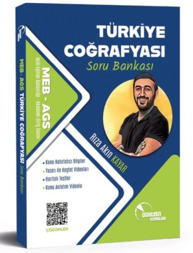 Doktrin Yayınları MEB-AGS Türkiye Coğrafyası Soru Bankası Rıza Akın Ka