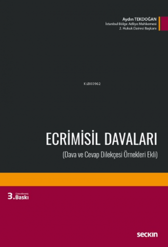 Ecrimisil Davaları Aydın Tekdoğan