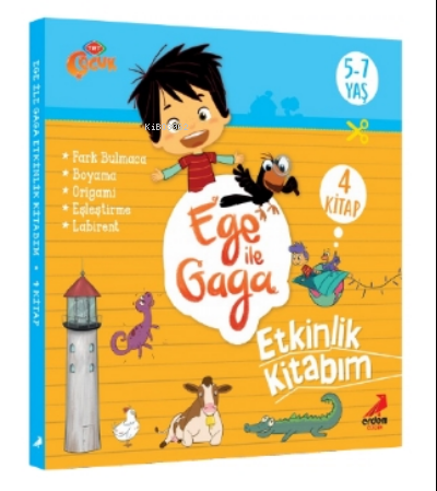 Ege ile Gaga - Etkinlik Kitabım (4 Kitap Takım) Kolektif