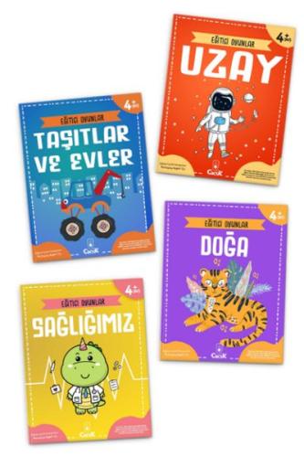 Eğitici Oyunlar Serisi (4 Kitap)