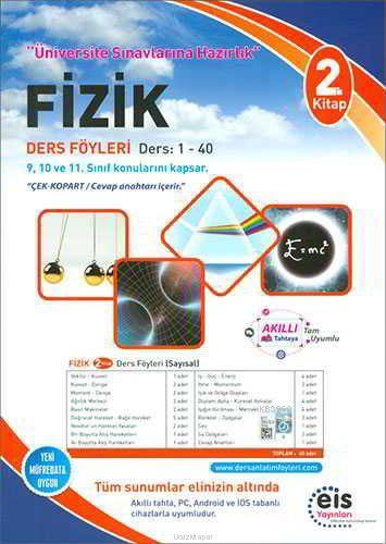 EİS Yayınları YKS Fizik Ders Anlatım Föyleri 2. Kitap EİS Kolektif