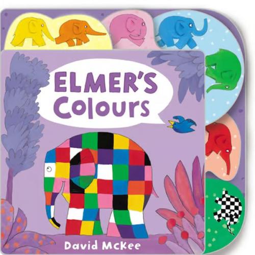 Elmer's Colours (Tabbed Board Book) Andersen Press