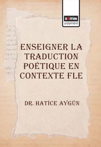 Enseigner La Traduction Poetique En Contexte Fle Hatice Aygün