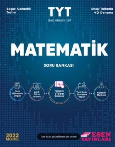 Esen TYT Matematik Soru Bankası 2022 Sebahattin Ölmez