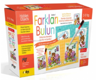 Farkları Bulun (Seviye 1) / Gizlenmiş Nesneleri Ara-Bul-İşaretle / 2-5