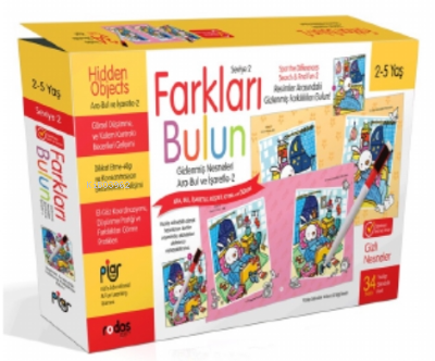 Farkları Bulun (Seviye 2) /Gizlenmiş Nesneleri Ara-Bul-İşaretle / 2-5 