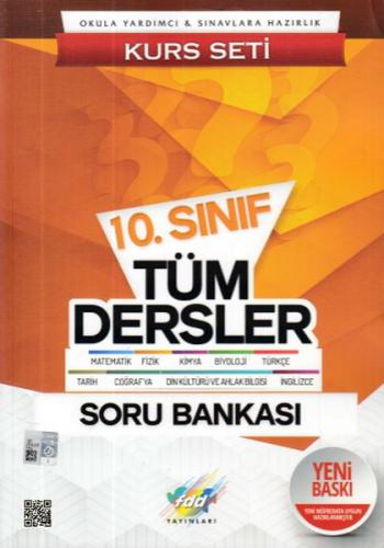 FDD 10.Sınıf Tüm Dersler Soru Bankası Kurs Seti (Yeni) Komisyon