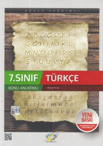 FDD 7. Sınıf Türkçe Konu Anlatımı (Yeni) Ahmet Sınar