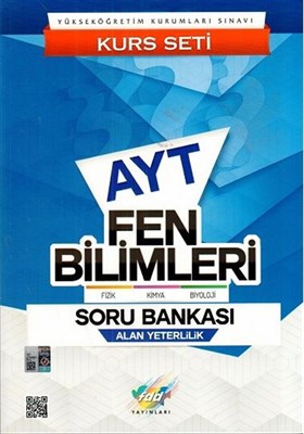 FDD AYT Fen Bilimleri Kurs Seti Soru Bankası (Yeni) Komisyon