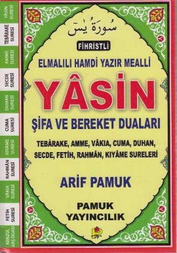 Fihristli Elmalılı Hamdi Yazır Mealli Yasin Tebarake Amme Şifa ve Bere