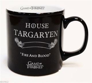 Game of Thrones Siyah Kupa - Silver Targaryen