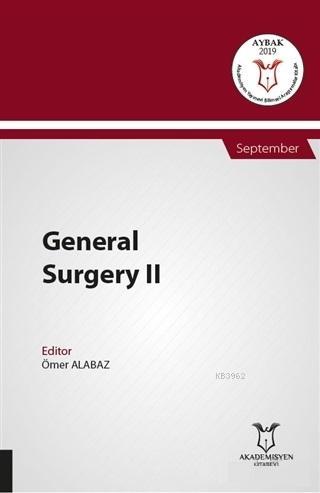 General Surgery 2 - September Ömer Alabaz