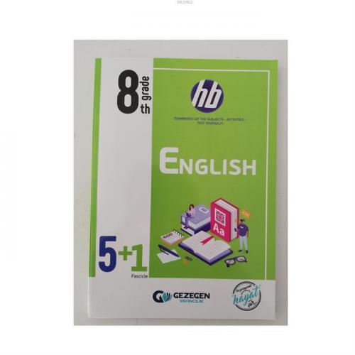 Gezegen Yayınları 8. Sınıf LGS English hb 5+1 Fasikül Gezegen