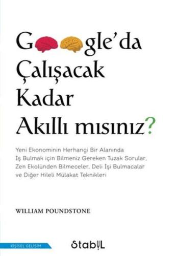 Google'Da Çalışacak Kadar Akıllı Mısınız? William Poundstone