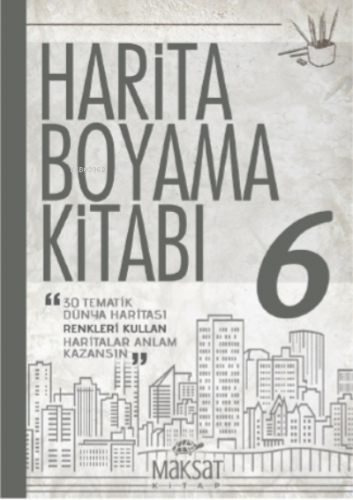 Harita Boyama Kitabı - Dünya 6 Veli Kural