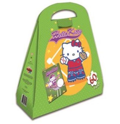 Hello Kitty Çantalı Yap Boz Basketbol 60 Parça Puzzle (40610) Kolektif