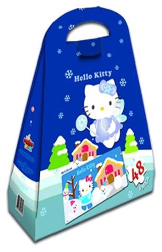 Hello Kitty Çantalı Yap Boz Kış 48 Parça Puzzle (40615)