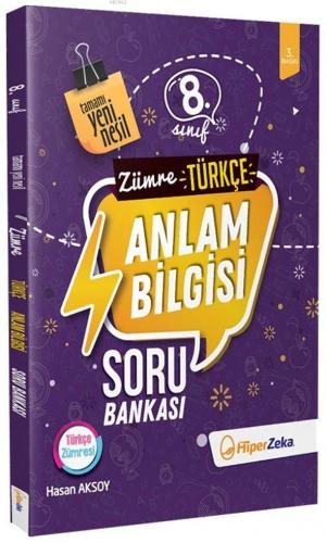 Hiper Zeka Yayınları 8. Sınıf LGS Türkçe Anlam Bilgisi Yeni Nesil Soru