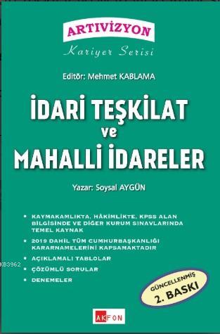 İdari Teşkilat ve Mahalli İdareler Soysal Aygün