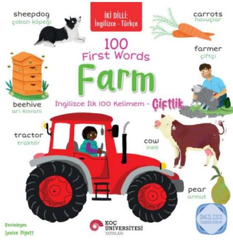 İki Dilli: İngilizce-Türkçe 100 Fırst Words – Farm