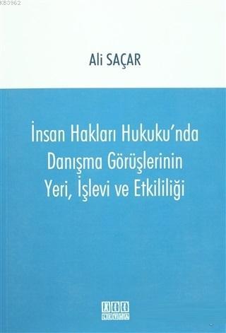 İnsan Hakları Hukuku'nda Danışma Görüşlerinin Yeri, İşlevi ve Etkilili