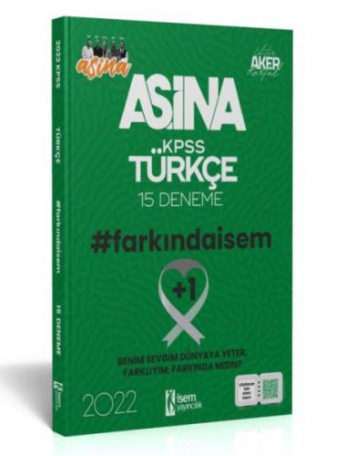 İsem Yayıncılık 2022 Aşina Farkındaİsem KPSS Türkçe 15 Deneme Aker Kar