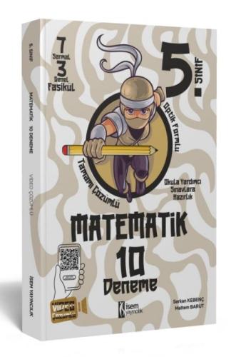 İsem Yayıncılık 2023 5. Sınıf Matematik 10 Deneme Serkan Kebenç