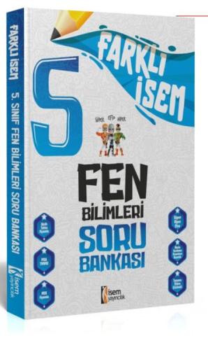 İsem Yayıncılık 2024 Farklı İsem 5.Sınıf Fen Bilimleri Soru Bankası Fe