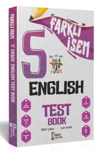 İsem Yayıncılık 2024 Farklı İsem 5.Sınıf İngilizce Soru Bankası Özge Ç