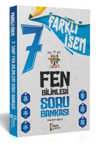 İsem Yayıncılık 2024 Farklı İsem 7.Sınıf Fen Bilimleri Soru Bankası Me