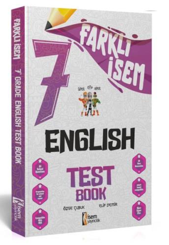 İsem Yayıncılık 2024 Farklı İsem 7.Sınıf İngilizce Soru Bankası Özge Ç