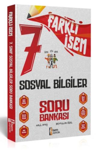 İsem Yayıncılık 2024 Farklı İsem 7.Sınıf Sosyal Bilgiler Soru Bankası 