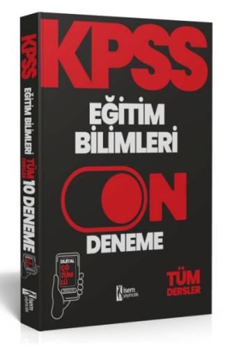 İsem Yayıncılık 2024 Kpss Eğitim Bilimleri 10 Deneme Dijital Çözümlü K