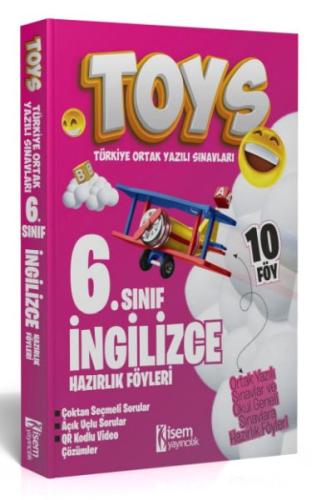 İsem Yayıncılık 2024 Toys 6. Sınıf İngilizce Hazırlık Föyleri Komisyon