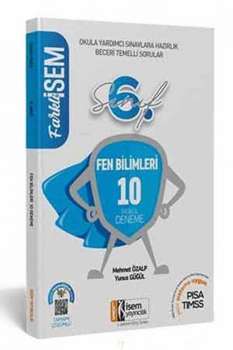 İsem Yayınları 6. Sınıf Fen Bilimleri 10 Deneme Sınavı İsem Mehmet Öza