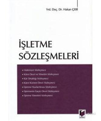 İşletme Sözleşmeleri Hakan Çebi