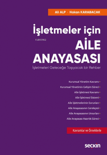 İşletmeler için Aile Anayasası Ali Alp Hakan Karabacak