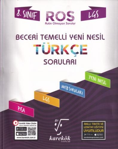 Karekök 8.Sınıf Beceri Temelli Yeni Nesil Türkçe Soruları Kolektıf