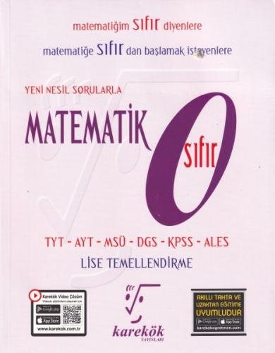 Karekök Yeni Nesil Sorularla Matematik Sıfır Komisyon