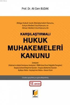 Karşılaştırmalı Hukuk Muhakemeleri Kanunu Mülga Hukuk Usulü Muhakemele