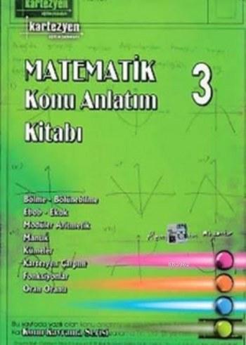 Kartezyen Konu Kavrama Serisi Matematik Konu Anlatım Kitabı 3 Remzi Şa