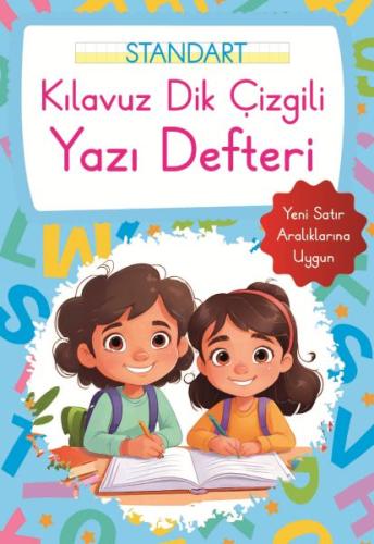 Kılavuz Dik Çizgili Yazı Defteri Küçük Boy - Mavi Kolektif