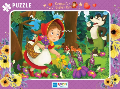 Kırmızı Başlıklı Kız Puzzle 72 Parça