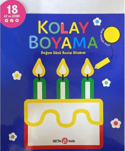 Kolay Boyama Doğum Günü Resim Kitabım Kolektif