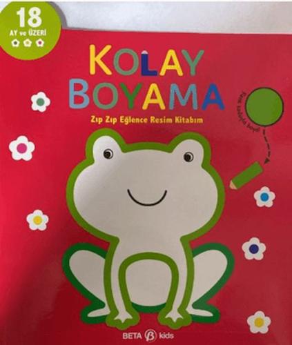 Kolay Boyama Zıp Zıp Eğlence Resim Kitabım Kolektif