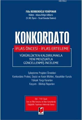 Konkordato Filiz Berberoğlu Yenipınar