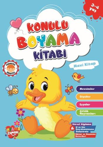 Konulu Boyama - MavinKitap (3-4 Yaş) Kolektıf