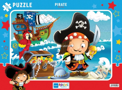 Korsan Çerçeveli Puzzle 72 Parça